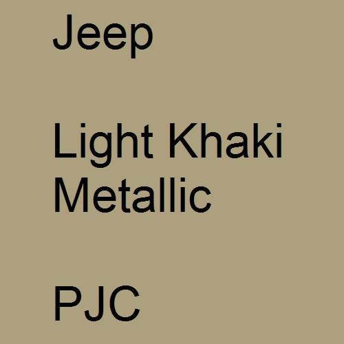 Jeep, Light Khaki Metallic, PJC.